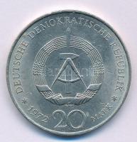 NDK 1972A 20M Cu-Ni "Friedrich von Schiller" T:XF
GDR 1972A 20 Mark Cu-Ni "Friedrich...