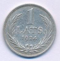 Lettország 1924. 1L Ag T:XF Latvia 1924. 1 Lats Ag C:XF Krause KM#?7