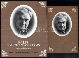 1972 Ralph Vaughan Williams (1872-1958) angol zeneszerző életrajzát ismertető füzet és prospektus, angol nyelven