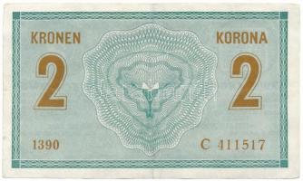 1914. 2K "C 1390 411517" T:F
Hungary 1914. 2 Korona "C 1390 411517" C:F
Krause...