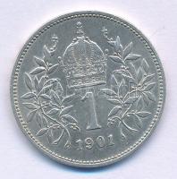 Ausztria 1901. 1K Ag "Ferenc József" T:AU,XF / Austria 1901. 1 Corona Ag "Franz Josep...