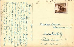 1961 Szolnok, Műhely kultúrterme (Millenniumi Művelődési Ház), belső. photo