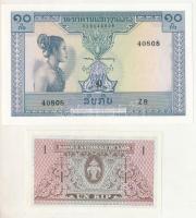 Laosz DN (1962-1975) 1K + 10K T:UNC,AU Laos ND (1962-1975) 1 Kip + 10 Kip C:UNC,AU
Krause P#8, P#10