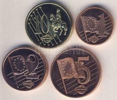 Vatikán 2006-2007. 1c-10c "XVI. Benedek pápa" össz. 4 klf db próbaveret T:BU