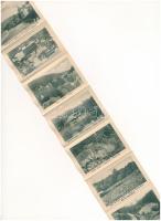 Szováta-fürdő, Baile Sovata; Leporellolap 10 képpel / leporellocard with 10 images (Rb)