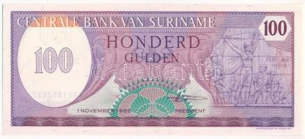 Suriname 1985. 100G T:AU-XF Suriname 1985. 100 Gulden C:AU-XF Krause P#128