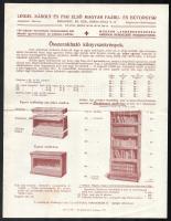 1929 Lingel Károly és Fiai Első Magyar Faáru- és Bútorgyár Lingel-Féle "Elkafi" összerakha...