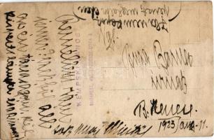 1923 Balatonkenese, nyaraló család a strandon. Kempski János photo (EB)