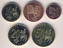 Szlovénia 2003. 1c-50c össz. 5 klf db próbaveret T:BU