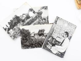 Katona Imre (1930-1997): 4 db vázlatfüzet több mint 40 db rajzzal (női aktok, lovak, katonák, Tokaji...