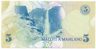 Lesotho 1989. 5M T:UNC
Lesotho 1989. 5 Maloti C:UNC
Krause P#10