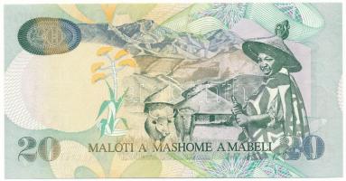 Lesotho 2001. 20M T:UNC
Lesotho 2001. 20 Maloti C:UNC
Krause P#16c