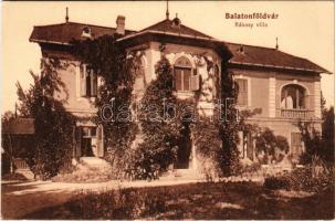 Balatonföldvár, Rákossy villa (Rb)