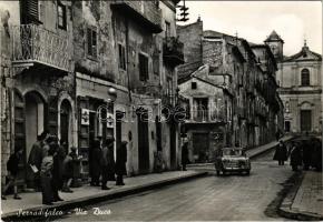 Serradifalco, Via Duca / street view, automobile (EK)