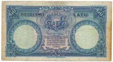 Lettország 1934. 50L T:F folt
Latvia 1934. 50 Latu C:F spotted
Krause P#20