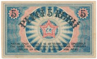 Lettország / Rigai Munkásszervezet 1919. 5R T:F szép papír
Latvia / Riga's Workers Deputies ...