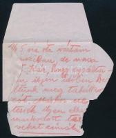 cca 1910 Budapest, Ferenciek tere, Kígyó gyógyszertár receptborítékja, valószínűleg egy alkalmazott ...