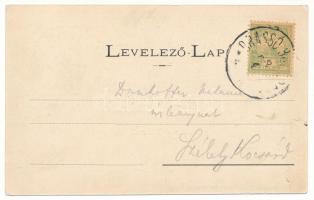 Tövis, Teius; Piac, Fő út, Katolikus templom, Maroshíd, MÁV vasúti vonal Tövis és Karácsonfalva (Hom...