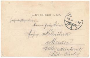 1909 Nagyszeben, Hermannstadt, Sibiu; Die neue elektrische Strassenbahn: Erste Probefahrt! Verlag G....