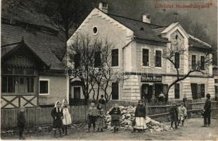 1912 Hodrusbánya, Banská Hodrusa (Hodrushámor, Hodrusa-Hámre); Bramer Henrik üzlete és saját kiadása / shop (fl)