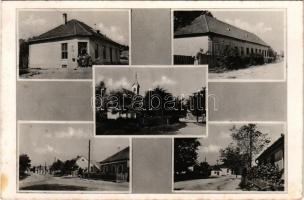 1939 Hegysúr, Hruby Súr; Szövetkezet, iskola, kápolna, utcaképek. Kaksa fényképész / cooperative, school, chapel, street (fl)