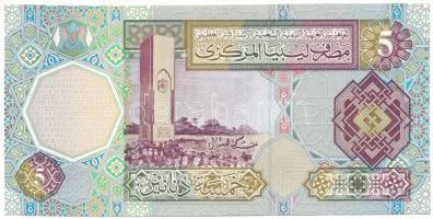 Líbia DN (2002) 5D T:UNC
Libya ND (2002) 5 Dinars C:UNC
Krause P#65a