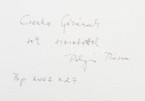 2 db textilművészeti katalógus: Polgár Rózsa: Szövött kárpitok. / Woven tapestry. (Dedikált!) (Vác),...