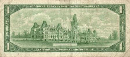 Kanada 1967. 1$ "Centenárium" + 1973. 1$ T:II/III,III