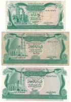 Líbia DN (1981) 1/4D + 1D (2xklf aláírás) T:F,VG Libya DN (1981) 1/4 Dinar + 1 Dinar (2xdiff signatures) C:F,VG