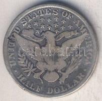 USA 1902. 1/2$ Ag "Barber" T:3 ph