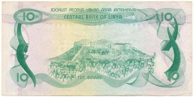 Líbia DN (1980) 10D T:F
Libya DN (1980) 10 Dinars C:F
Krause P#46b