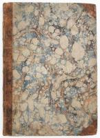 cca XVIII. sz. második fele, regiszteres jegyzetkönyv, részben üres lapokkal, a könyv végén 14 oldal...