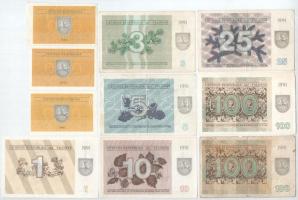 Litvánia 1991. 0,10T - 100T (10db, 9xklf) T:UNC-F
Lithuania 1991. 0,10 Talonas - 100 Talonas (10pcs...