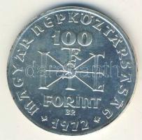 1972. 100Ft Ag "Szt.István" T:BU