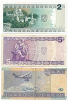Litvánia 1993. 2L + 5L + 2007. 10L T:UNC-VG
Lithuania 1993. 2 Litu + 5 Litu + 2007. 10 Litu C:UNC-V...