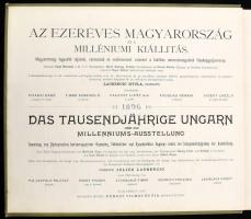 Az ezeréves Magyarország és a Milléniumi Kiállítás. Magyarország a Millennium idejében. Magyarország...