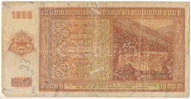 Bulgária / Szófia 1942. 1000L T:F-VG pici szakadások, ceruzás firka
Bulgaria / Sofia 1942. 1000 Lev...