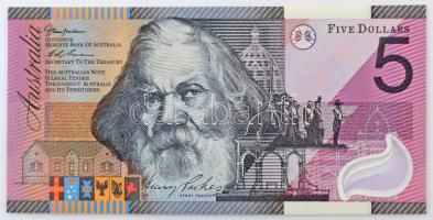 Ausztrália DN (2001) 5$ "Az ausztrál Nemzetközösség 100. évfordulója" emlékkiadás T:UNC
A...
