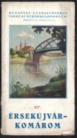 Érsekújvár-Komárom. Budapest székesfőváros iskolai kirándulóvonatai 27. Szerk.: Dr. Bodnár Gyula. Bp., 1939, (Budapest Székesfőváros házinyomdája), 16 p.+ 3 (térképek) t. Fekete-fehér képekkel illusztrálva. Kiadói papírkötés, kissé viseltes, sérült borítóval.