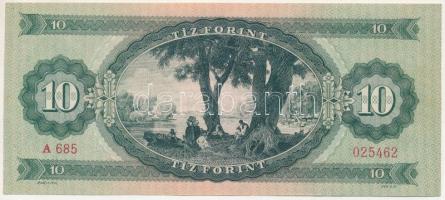 1947. 10Ft "A 685 025462" T:UNC,AU
Hungary 1947. 10 Forint "A 685 025462" C:UNC...