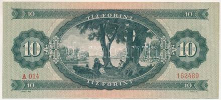 1949. 10Ft "A 014 162489" T:AU nyomdai papírráncokkal
Hungary 1949. 10 Forint "A 014...