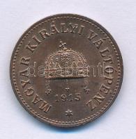 1915KB 2f bronz T:AU,XF patina Adamo K2