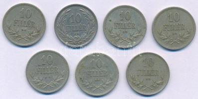 1909KB 10f Ni + 1915KB 10f alpakka (5db) ++ 1916KB 10f alpakka T:XF-F Adamo K3, K3.1