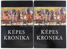 Képes krónika. 1-2. köt. Bp., 1964, Magyar Helikon. Kartonált papírkötés, papír védőborítóval, jó állapotban.