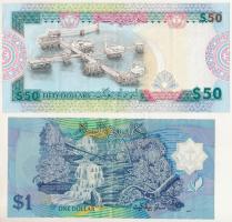 Brunei 1996. 1R + 50R T:F szép papír
Brunei Darussalam 1996. 1 Ringgit + 50 Ringgit C:F fine paper
...