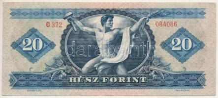 1965. 20Ft "C 372 084086" T:F szép papír
Adamo F14