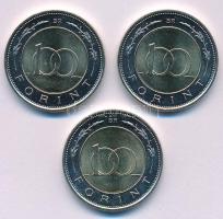 2024. 100Ft "Magyar Nemzeti Bank" (3x) T:AU