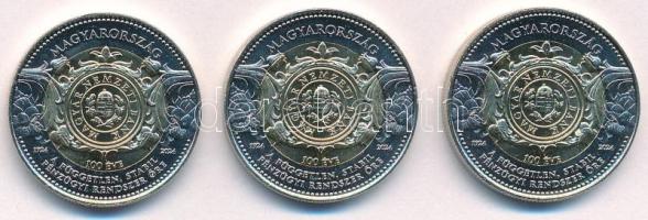 2024. 100Ft "Magyar Nemzeti Bank" (3x) T:AU