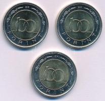 2024. 100Ft "Magyar Nemzeti Bank" (3x) T:AU