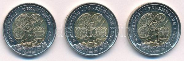 2022. 100Ft "Magyar Pénzmúzeum és Látogatóközpont" (3x) T:AU